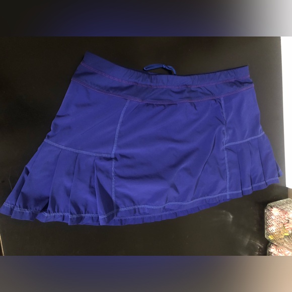 Athleta Pants - ! Athleta Warrior Sport Pleated Athletic Skort Purply Blue L